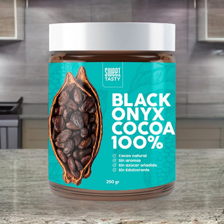 Black Onyx Cocoa I Cacao ALK Negro 100% 250 gr - Sweet tasty - EFFICIENT GROUP