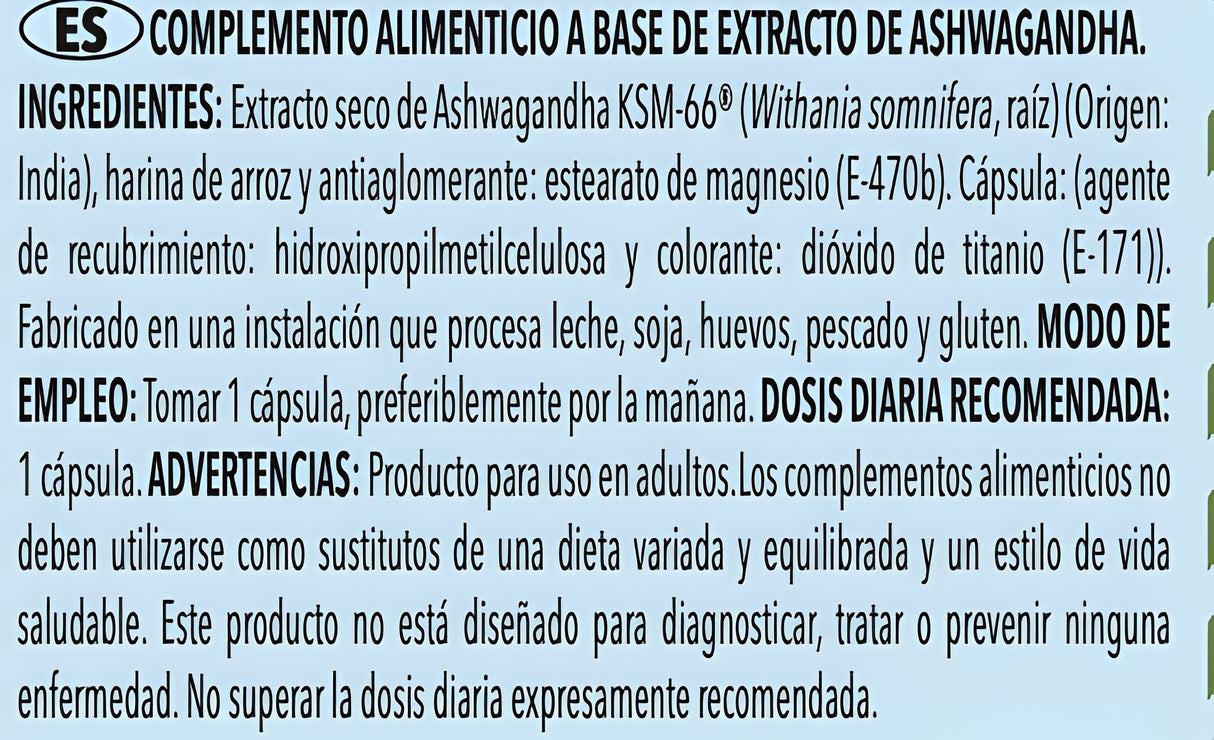 Consigue las mejores cápsulas de Ashwagandha KSM-66 de Efficient Science I 60 cápsulas vegetales I 500 mg de extracto I Adaptógeno 100% natural - EFFICIENT GROUP