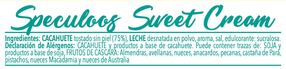 Crema de Cacahuete sabor Speculoos 500 gr - Sweet Tasty - EFFICIENT GROUP