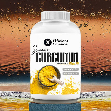 Cúrcuma Science Curcumin Novasol + Biperine 90 Perlas - Efficient Science - EFFICIENT GROUP