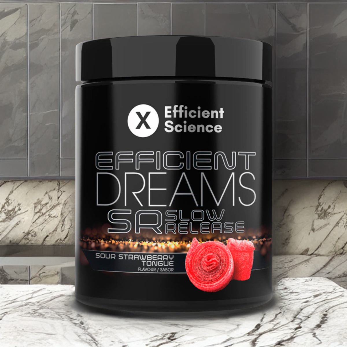 Efficient Dreams Liberación Sostenida SR Strawberry Tongue 300 gr - Efficient Science - EFFICIENT GROUP