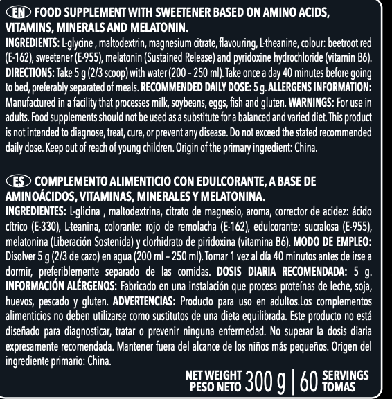 Efficient Dreams Liberación Sostenida SR Strawberry Tongue 300 gr - Efficient Science - EFFICIENT GROUP