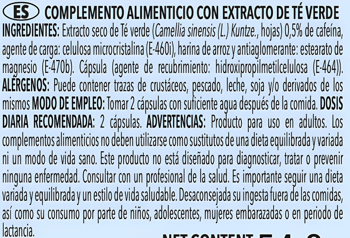 EGCG Extracto de Té Verde 250 mg 90 caps - Efficient Science - EFFICIENT GROUP