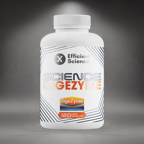 Enzimas Digestivas Science Digezyme 120 caps - Efficient Science - EFFICIENT GROUP