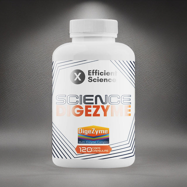 Enzimas Digestivas Science Digezyme 120 caps - Efficient Science - EFFICIENT GROUP