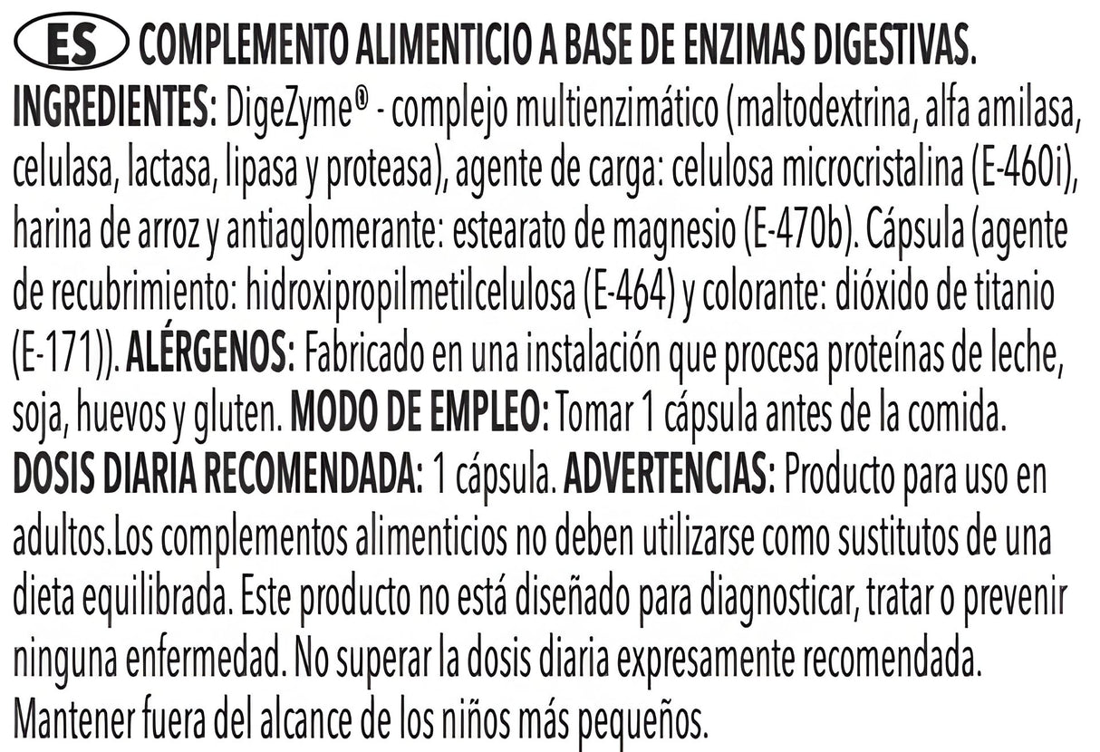 Enzimas Digestivas Science Digezyme 120 caps - Efficient Science - EFFICIENT GROUP