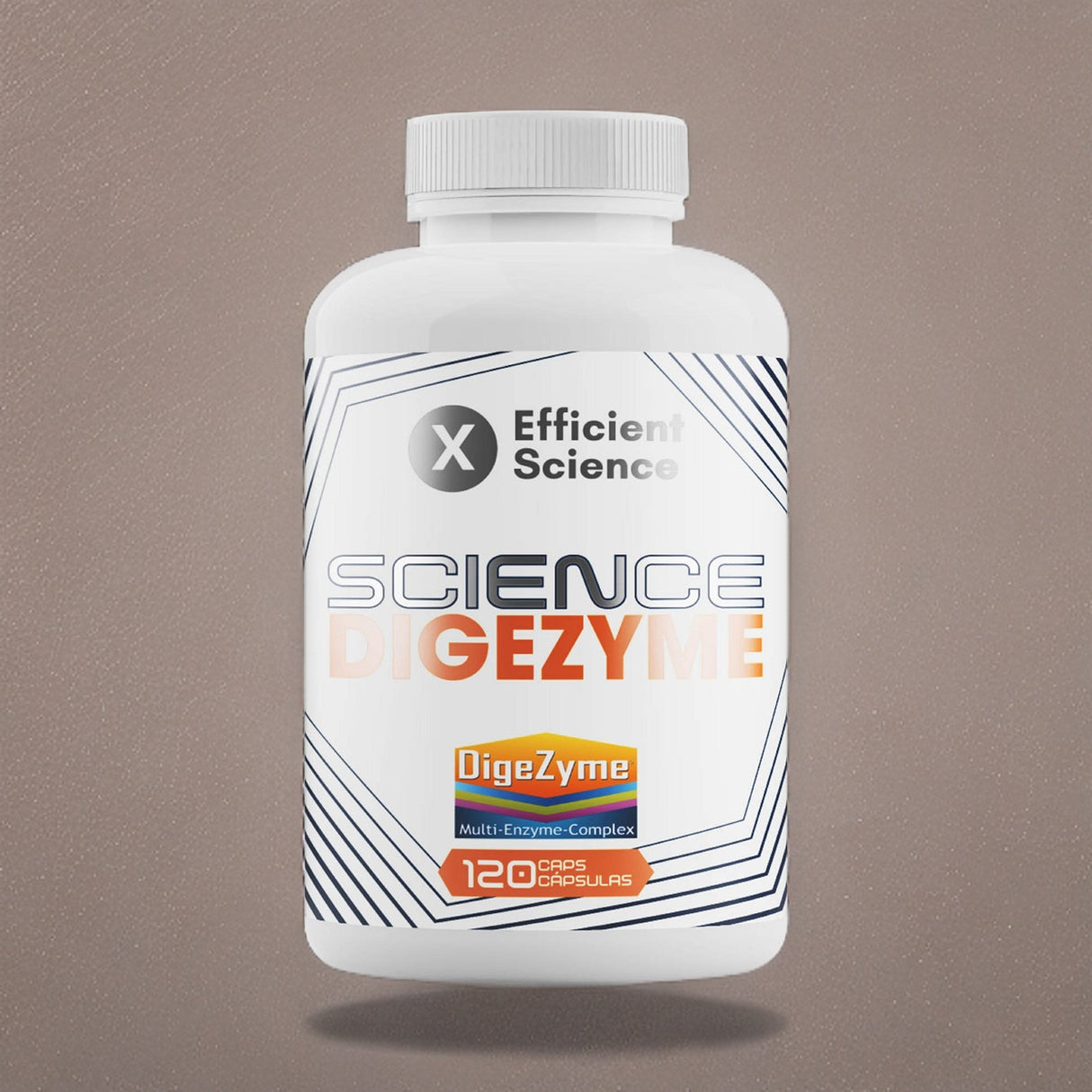Enzimas Digestivas Science Digezyme 120 caps - Efficient Science - EFFICIENT GROUP