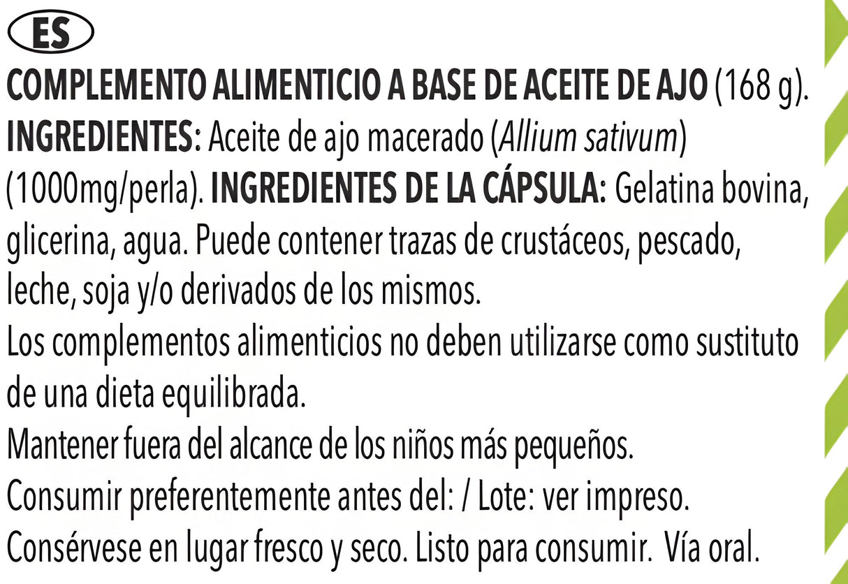 Extracto de Ajo Macerado Sin Olor 1000 mg 120 caps - Efficient Science - EFFICIENT GROUP