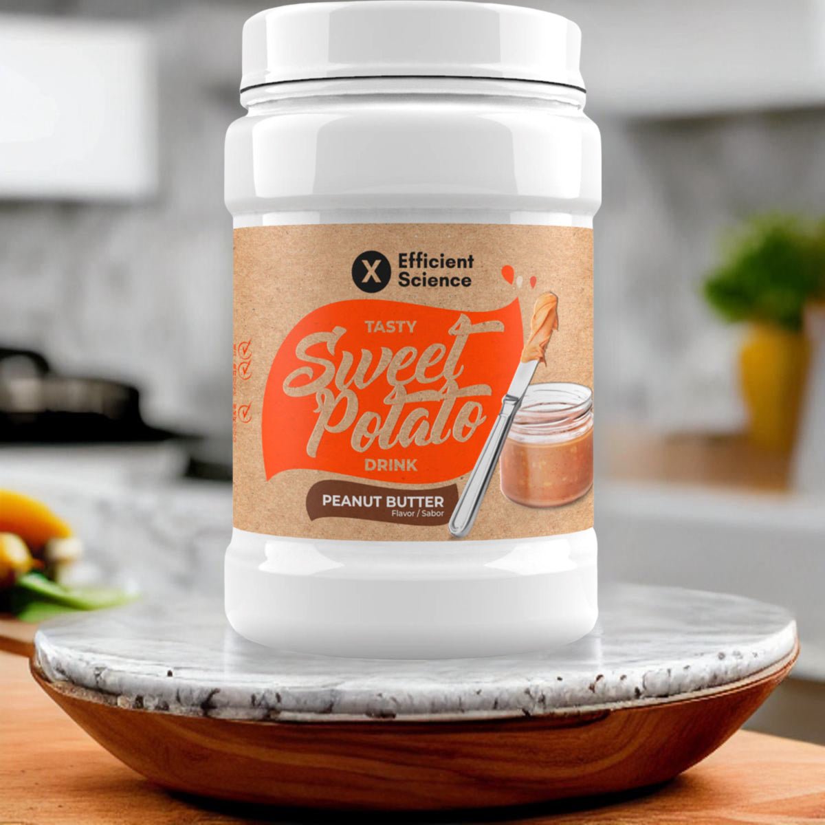 Harina de boniato 100% 500 g - Efficient Science - EFFICIENT GROUP