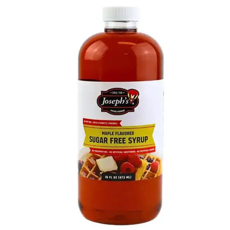 Joseph's Nuevo Formato - Sirope de arce natural sin azúcar para tortitas, helados, café y más - 473 ml - EFFICIENT GROUP