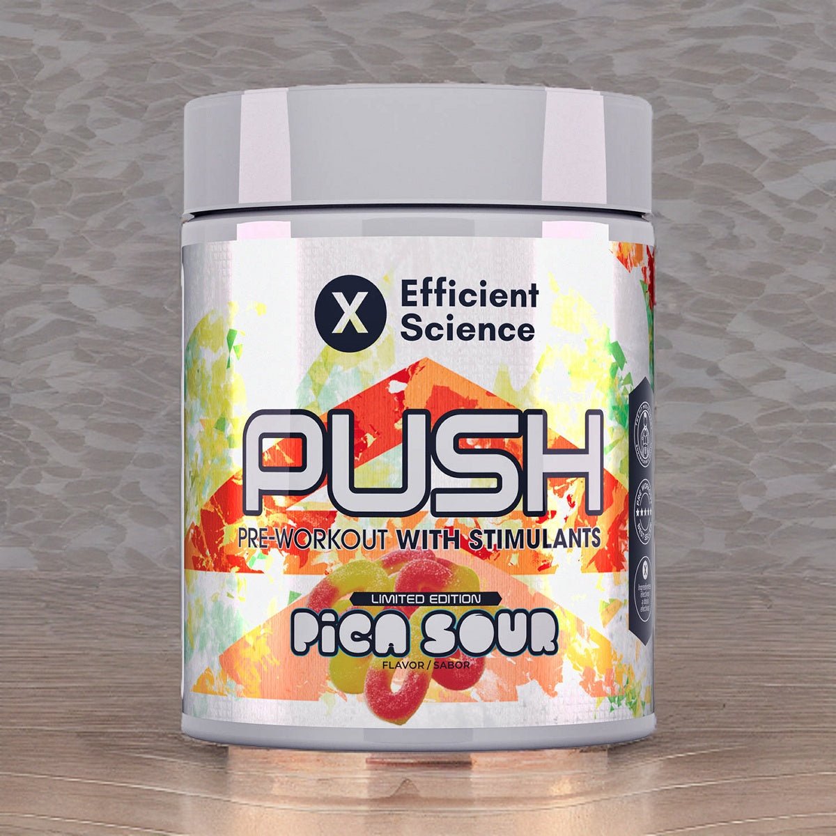 Pre Entreno Efficient Push con Estimulantes 500 gr - Efficient Science - EFFICIENT GROUP