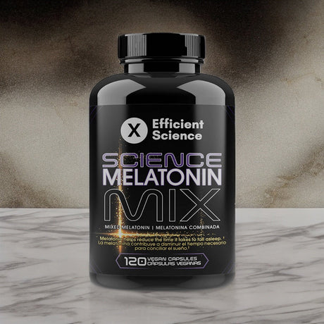 Melatonina Mix Liberación lenta y Rápida 120 caps veganas - Efficient Science - EFFICIENT GROUP